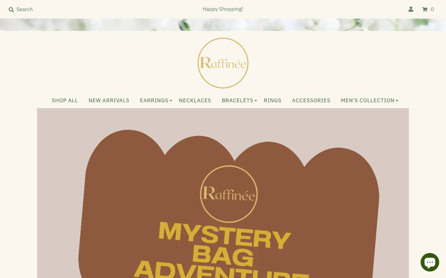 raffineejewels.com homepage screenshot