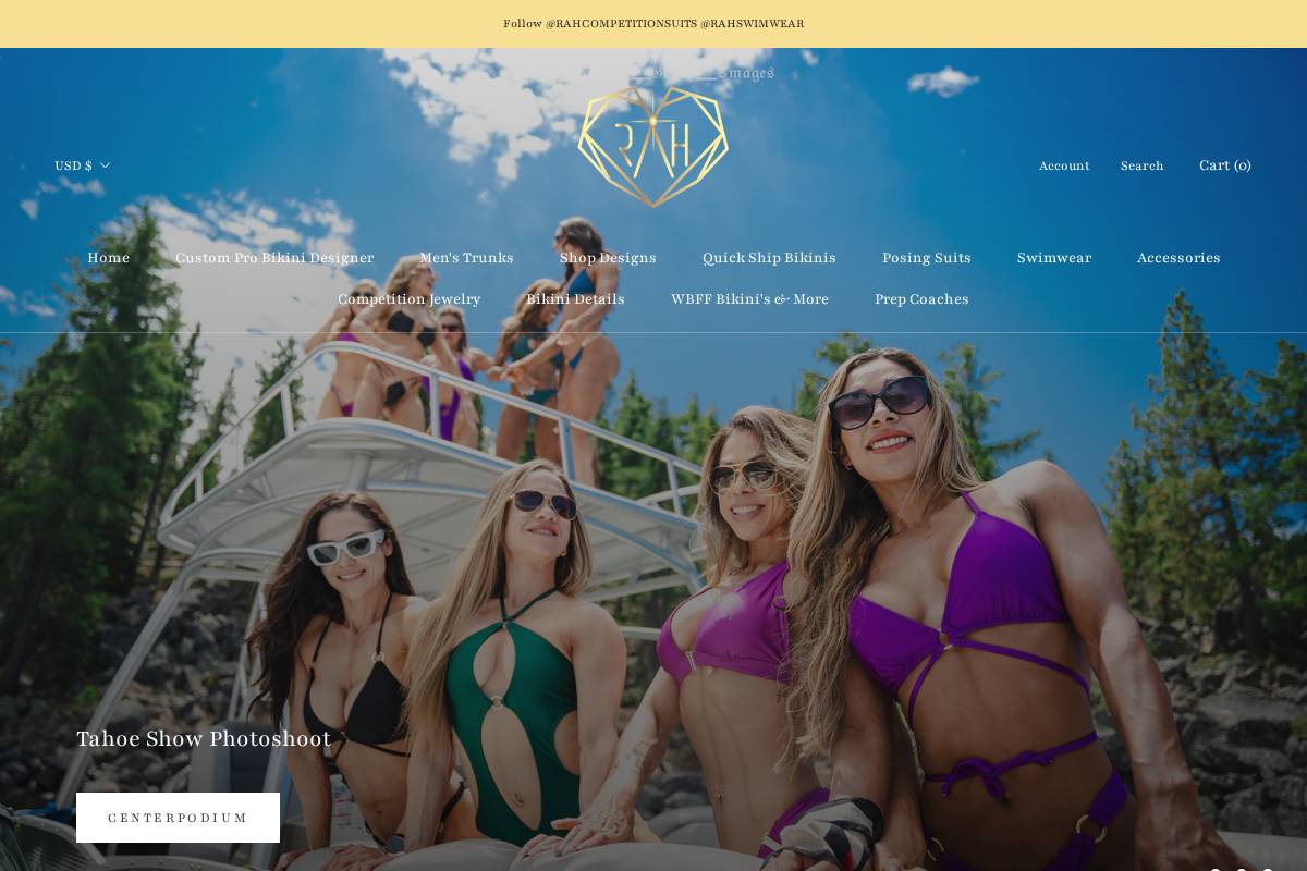 rahcompetition.com homepage screenshot