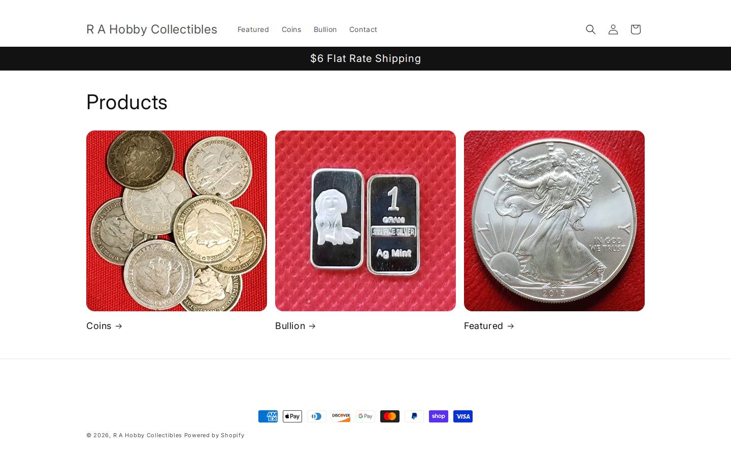 rahobby.com homepage screenshot