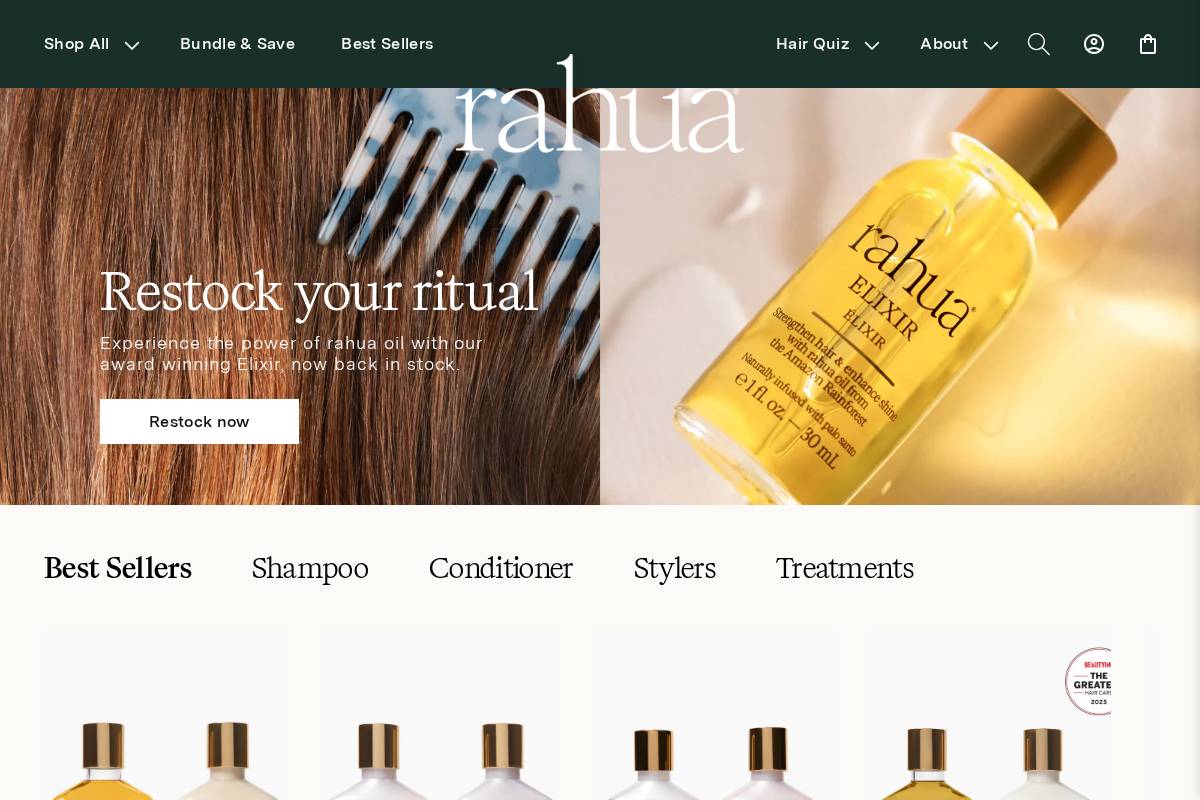 Rahua homepage screenshot