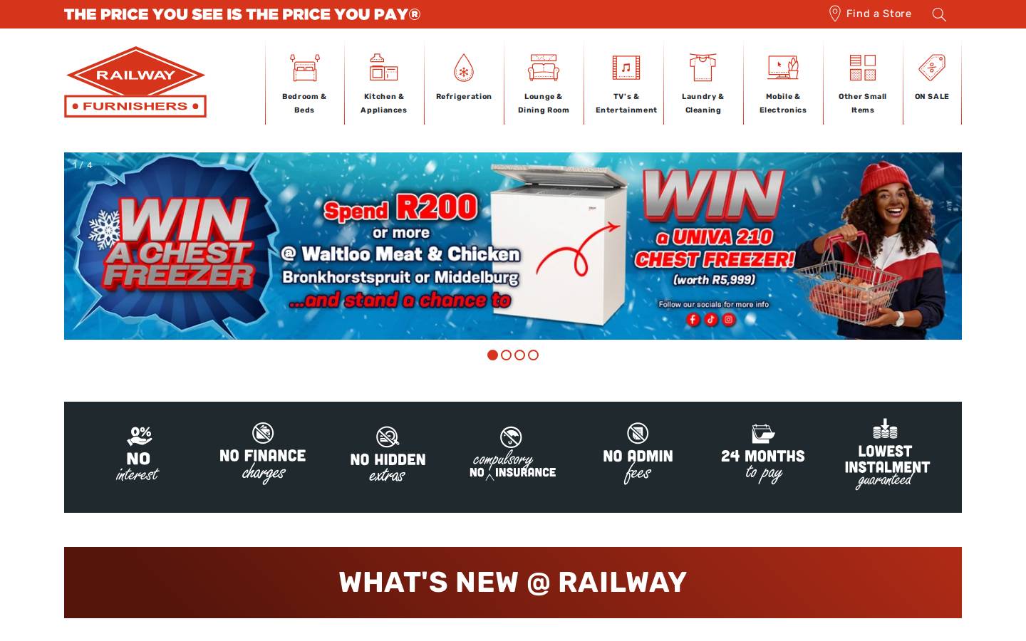 railway.co.za homepage screenshot