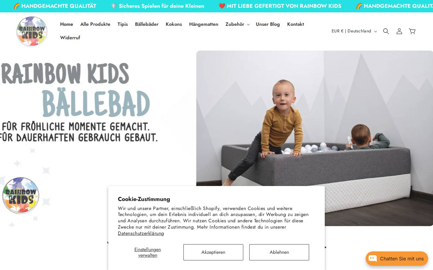 rainbow-kids.shop homepage screenshot
