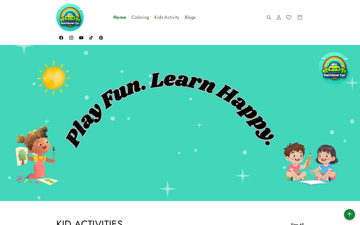 rainbowcartv.com homepage screenshot