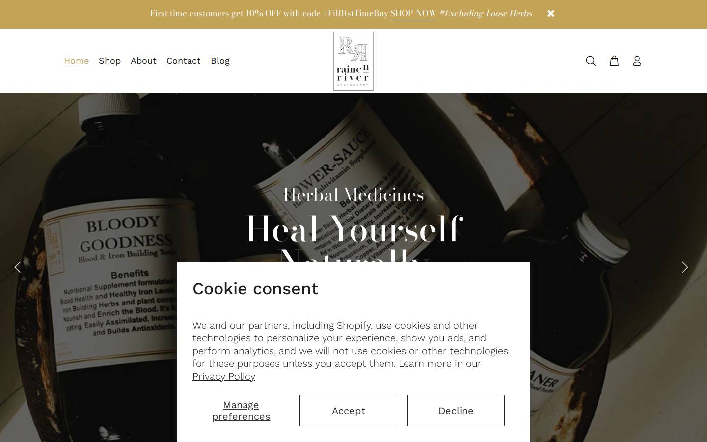 raineandriver.com homepage screenshot