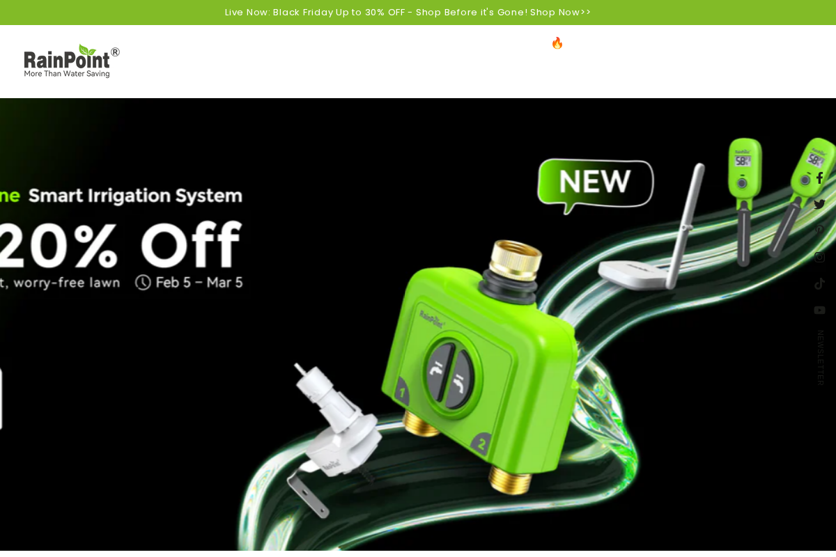 Rainpointonline homepage screenshot