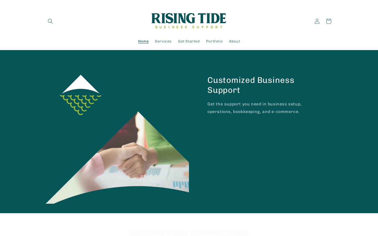 raiseallships.com homepage screenshot