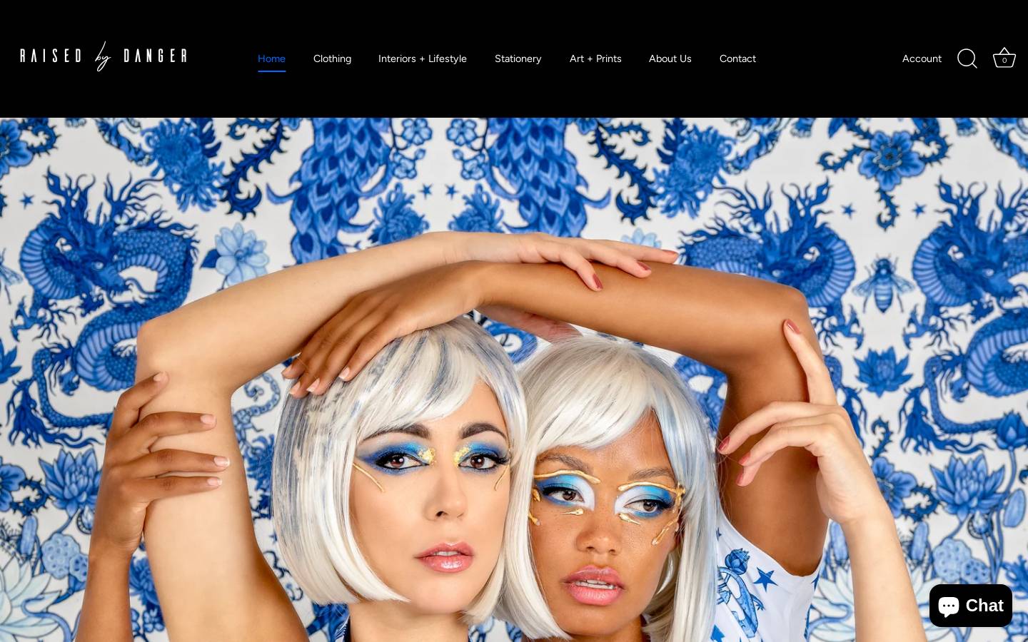 raisedbydanger.com homepage screenshot