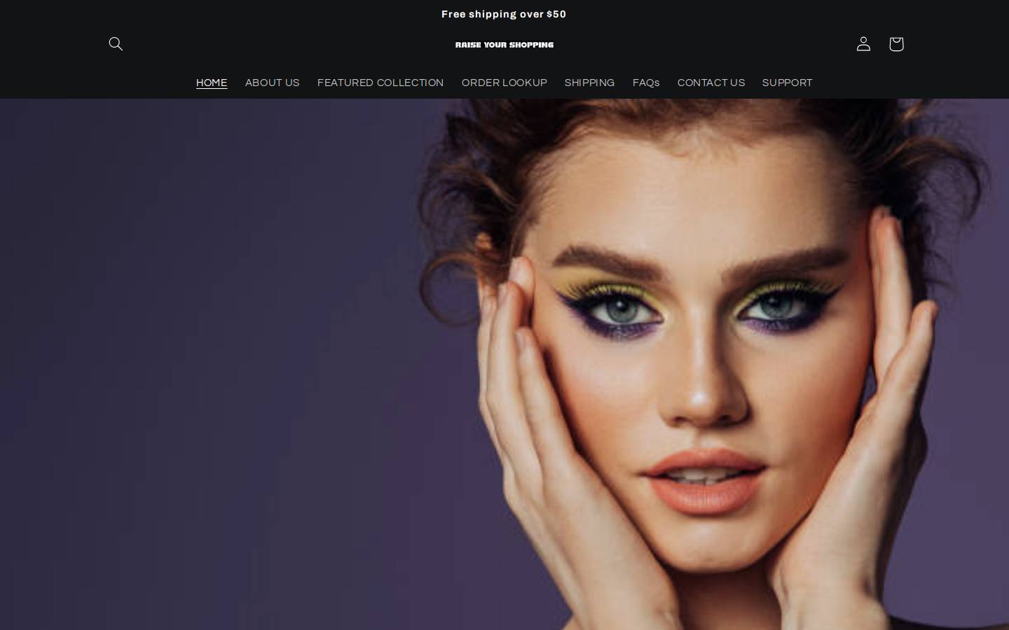 raiseyourshopping.com homepage screenshot
