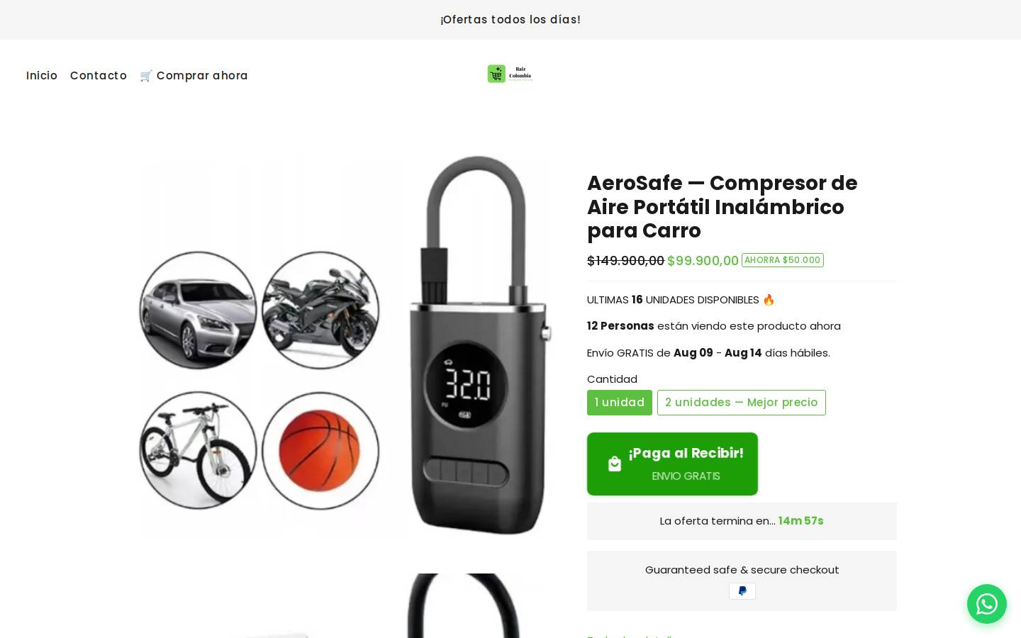 raizcolombia.shop homepage screenshot