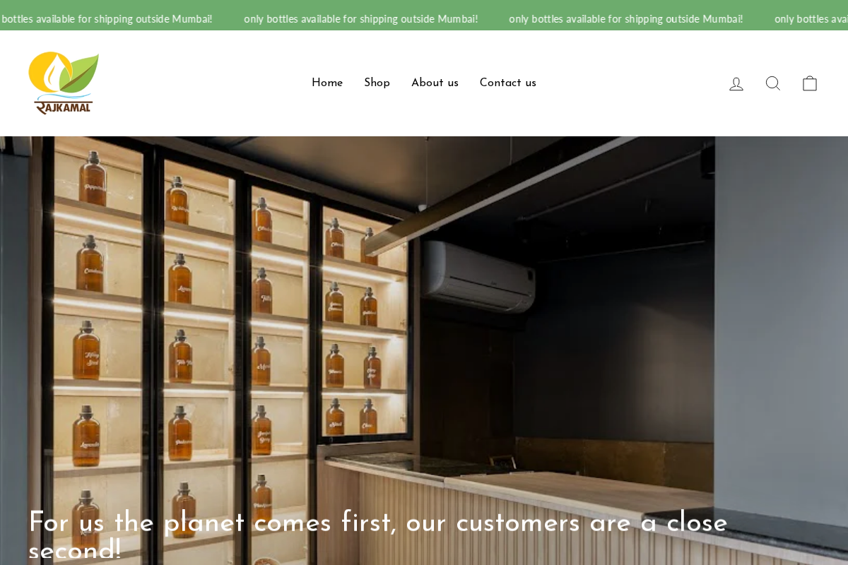 Rajkamal Oils homepage screenshot