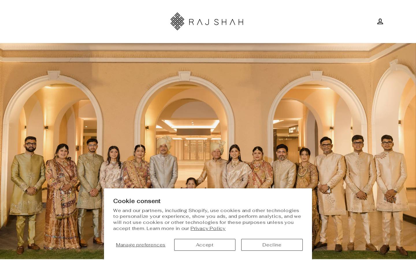 rajshahdesigns.com homepage screenshot