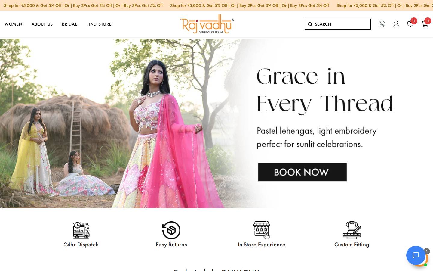 rajvadhu.com homepage screenshot