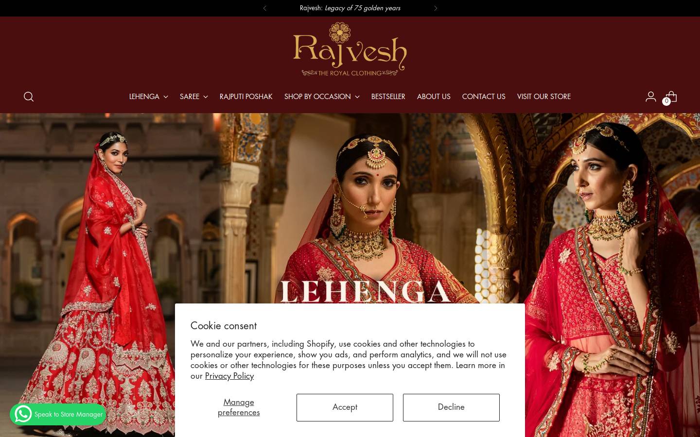 rajvesh.com homepage screenshot