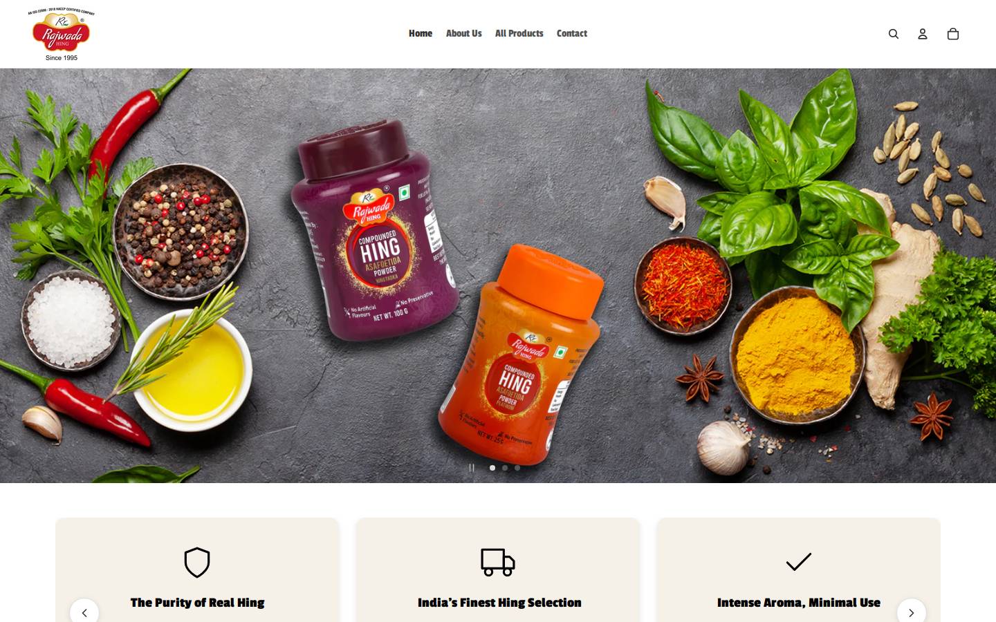 rajwadahing.com homepage screenshot