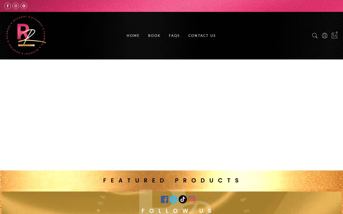 rakiandruth.com homepage screenshot