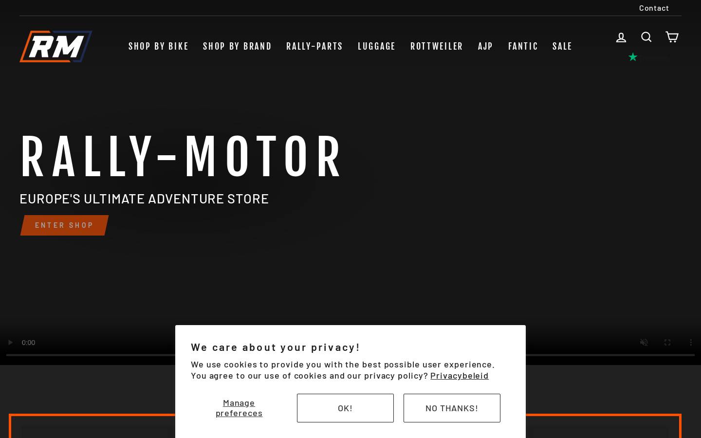 RALLY-MOTOR homepage screenshot