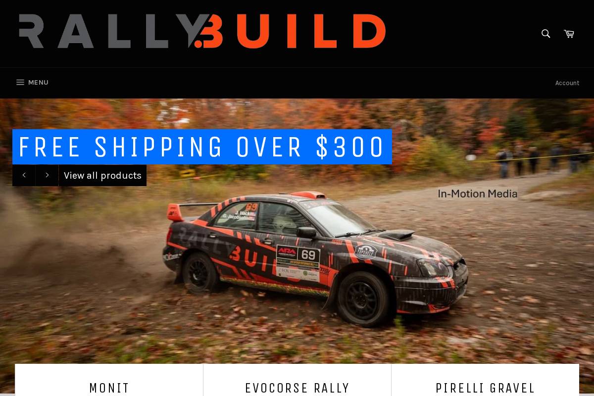 rally.build homepage screenshot