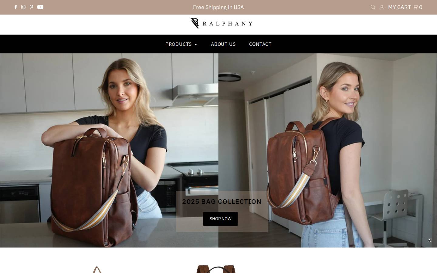 Ralphany homepage screenshot