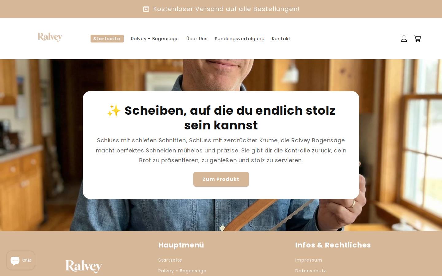 ralvey.de homepage screenshot