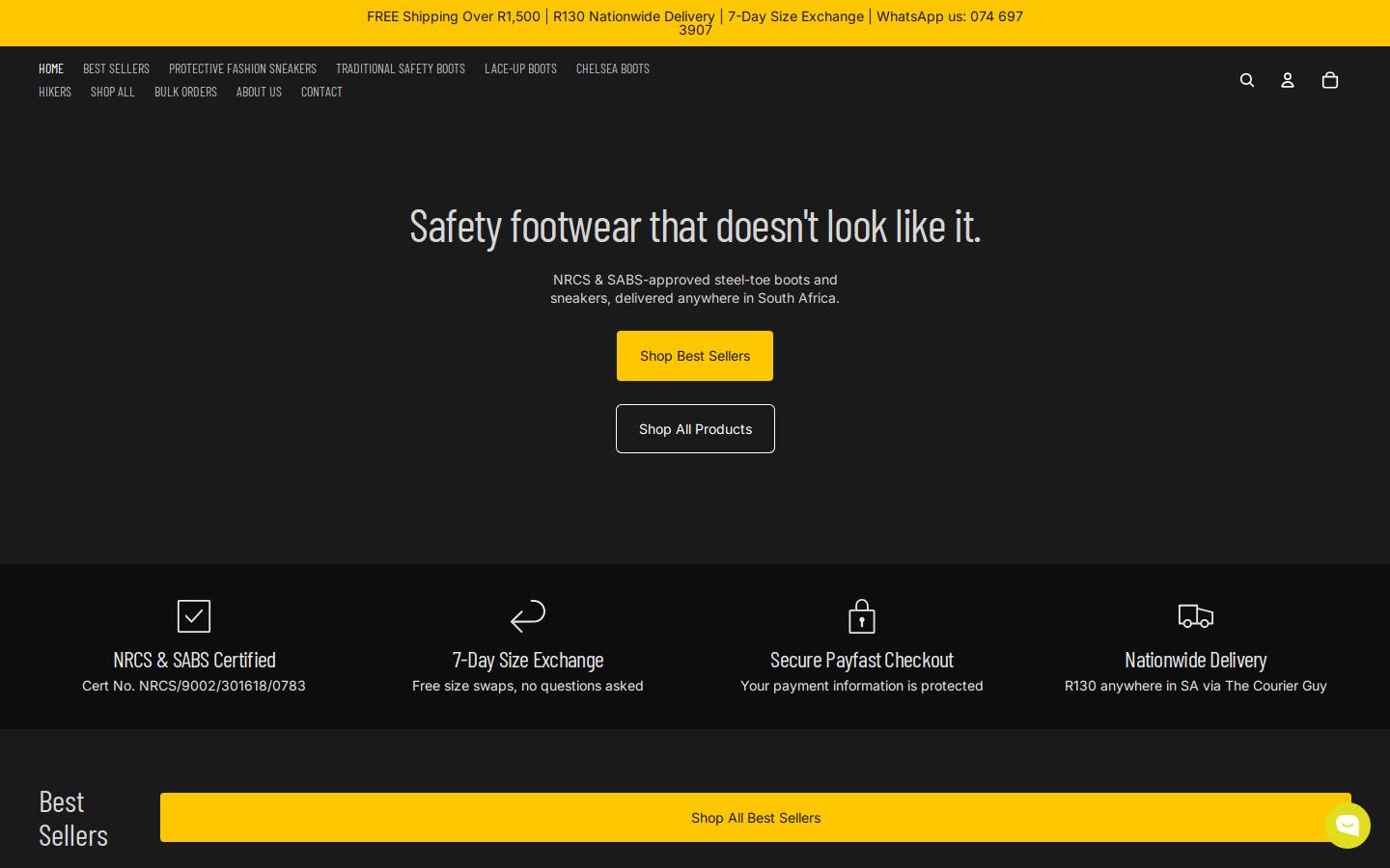 ramblersafety.com homepage screenshot