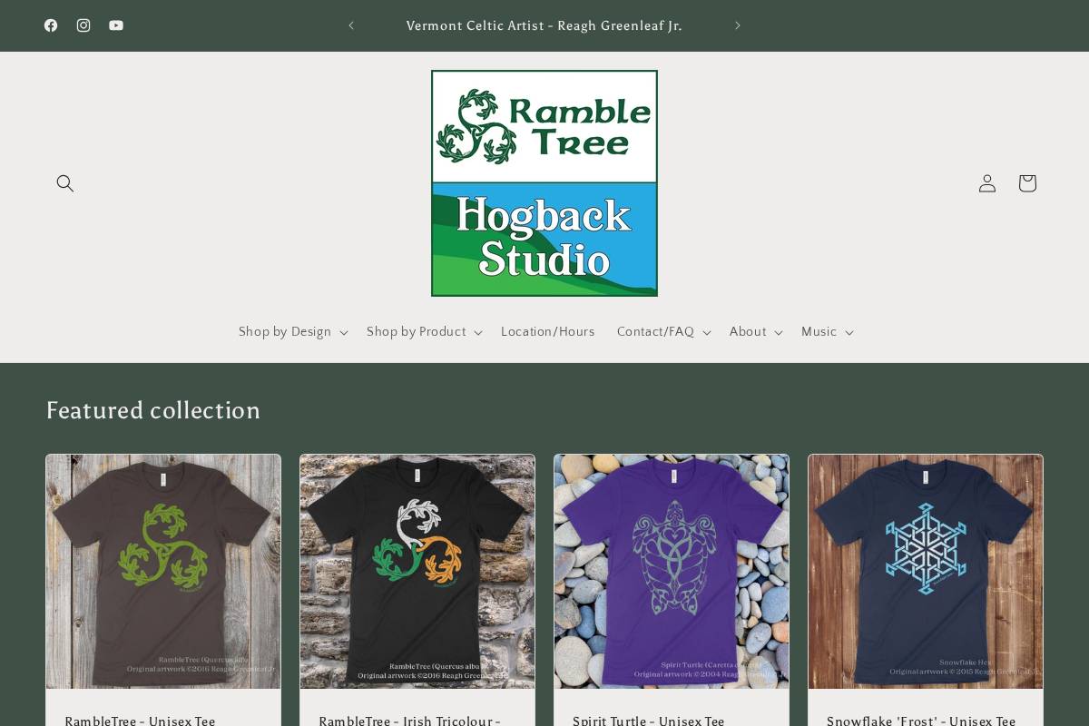 rambletree.net homepage screenshot