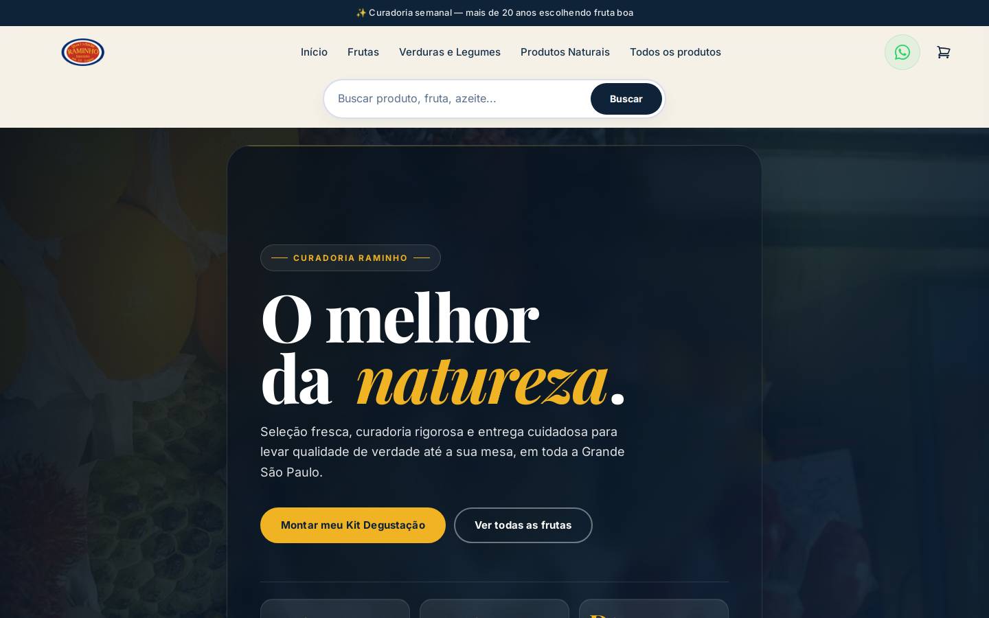 raminhoimportadora.com homepage screenshot