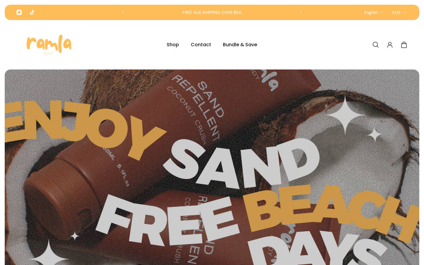 Ramlabody homepage screenshot