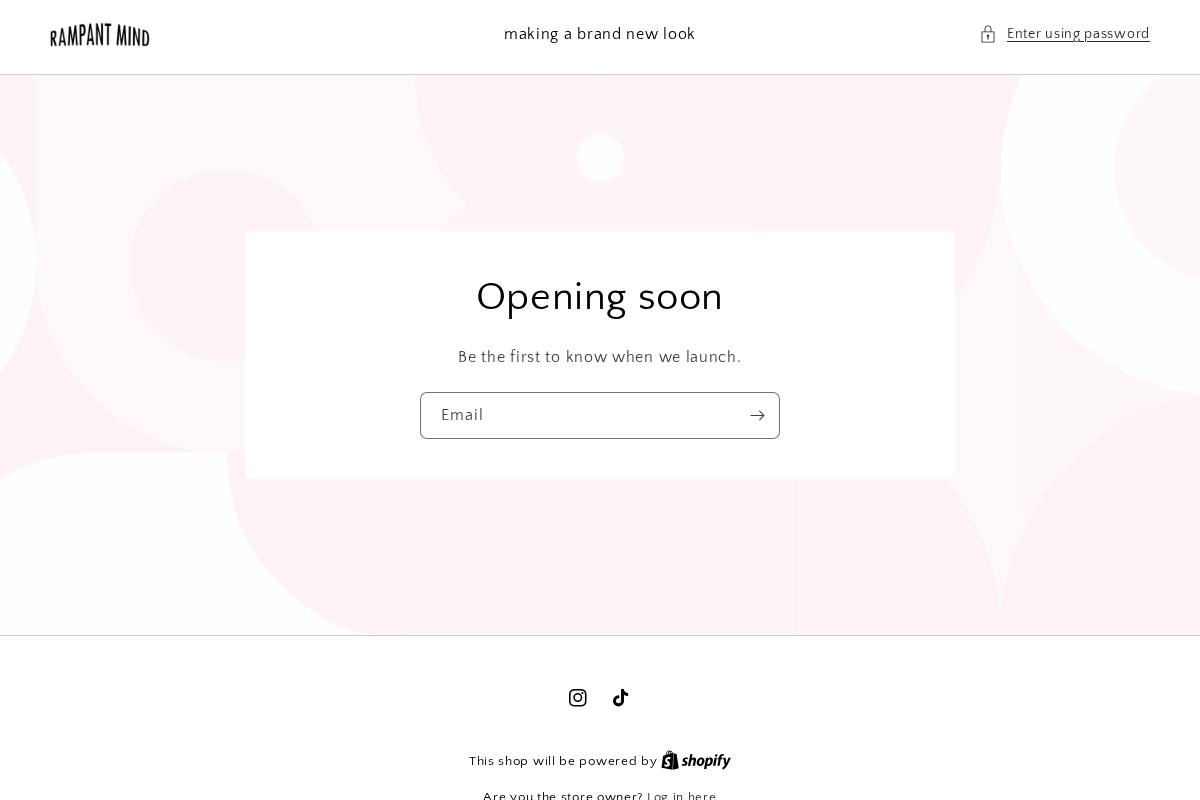 rampantmind.com homepage screenshot