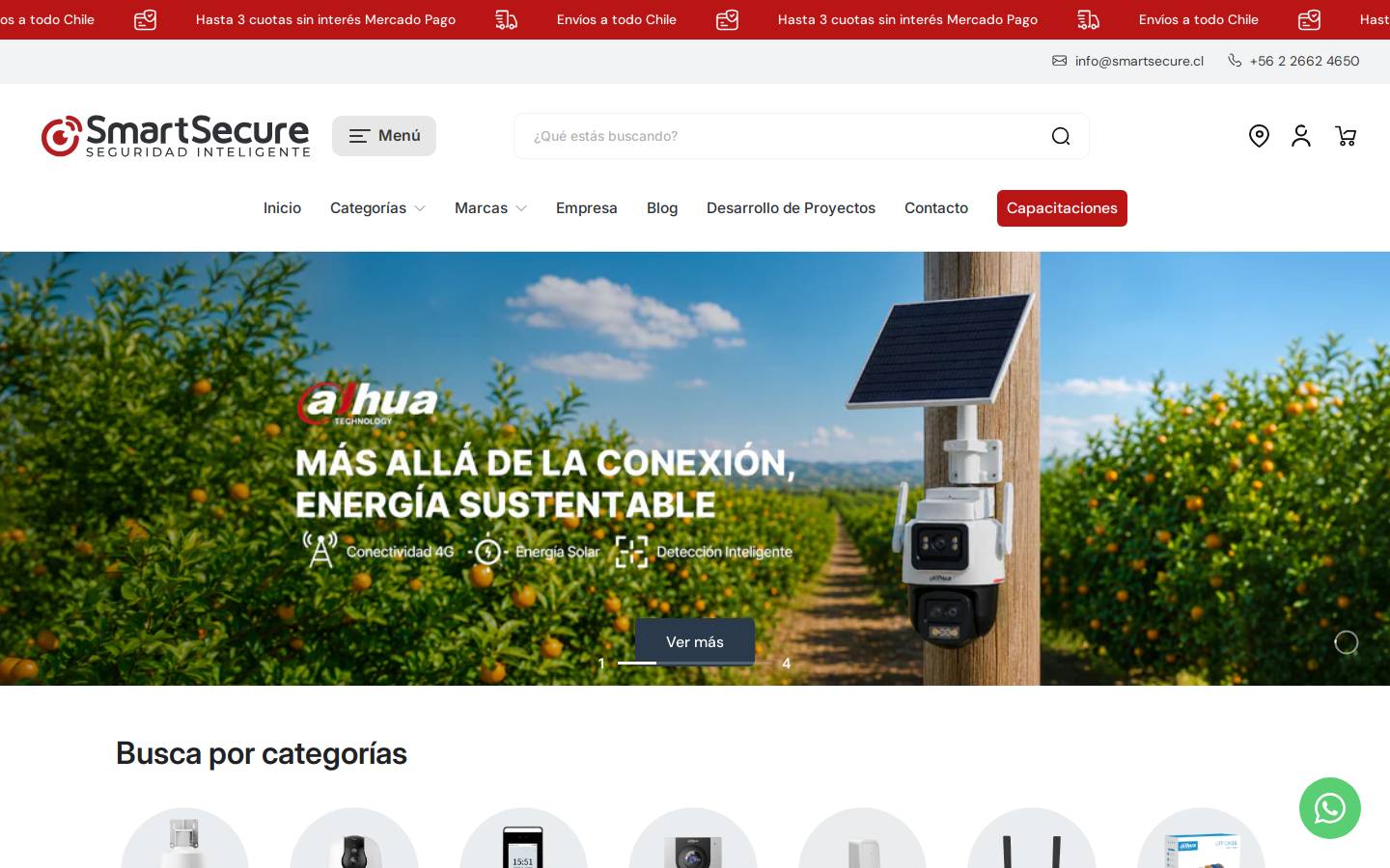 ramtech.cl homepage screenshot