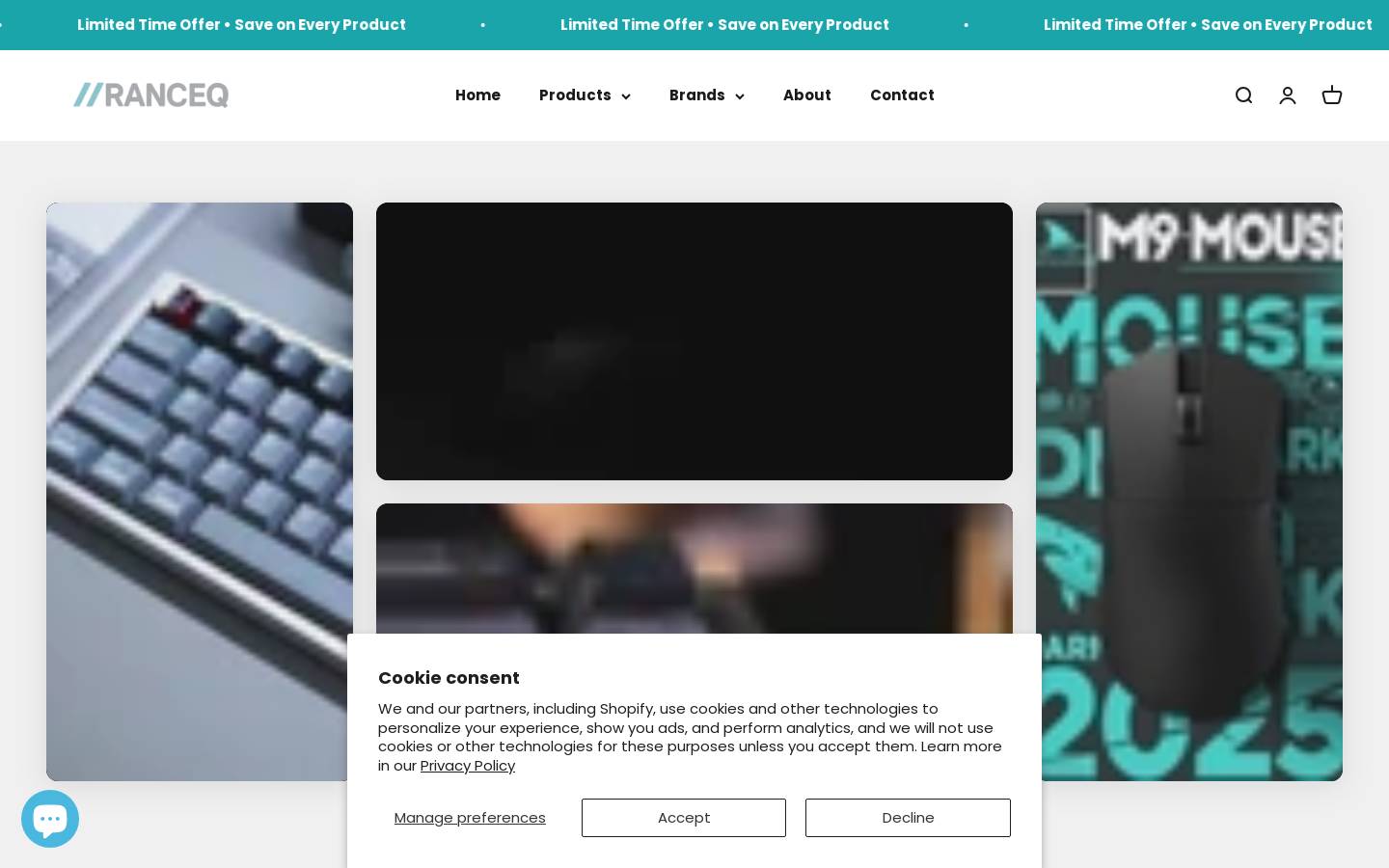 ranceqshop.net homepage screenshot