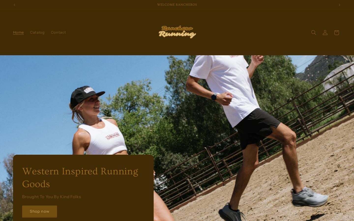 rancherorunning.com homepage screenshot