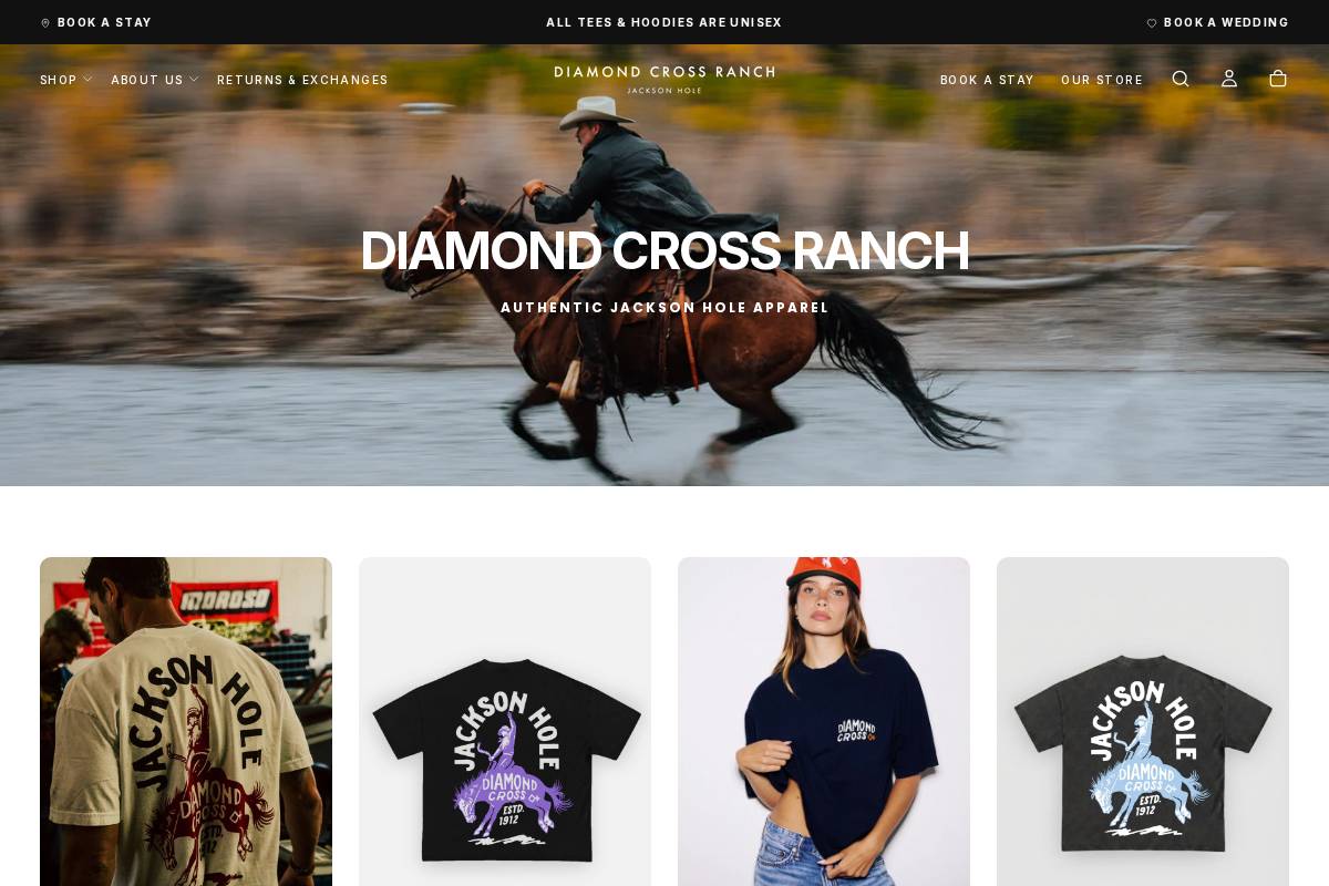 ranchjacksonhole.com homepage screenshot