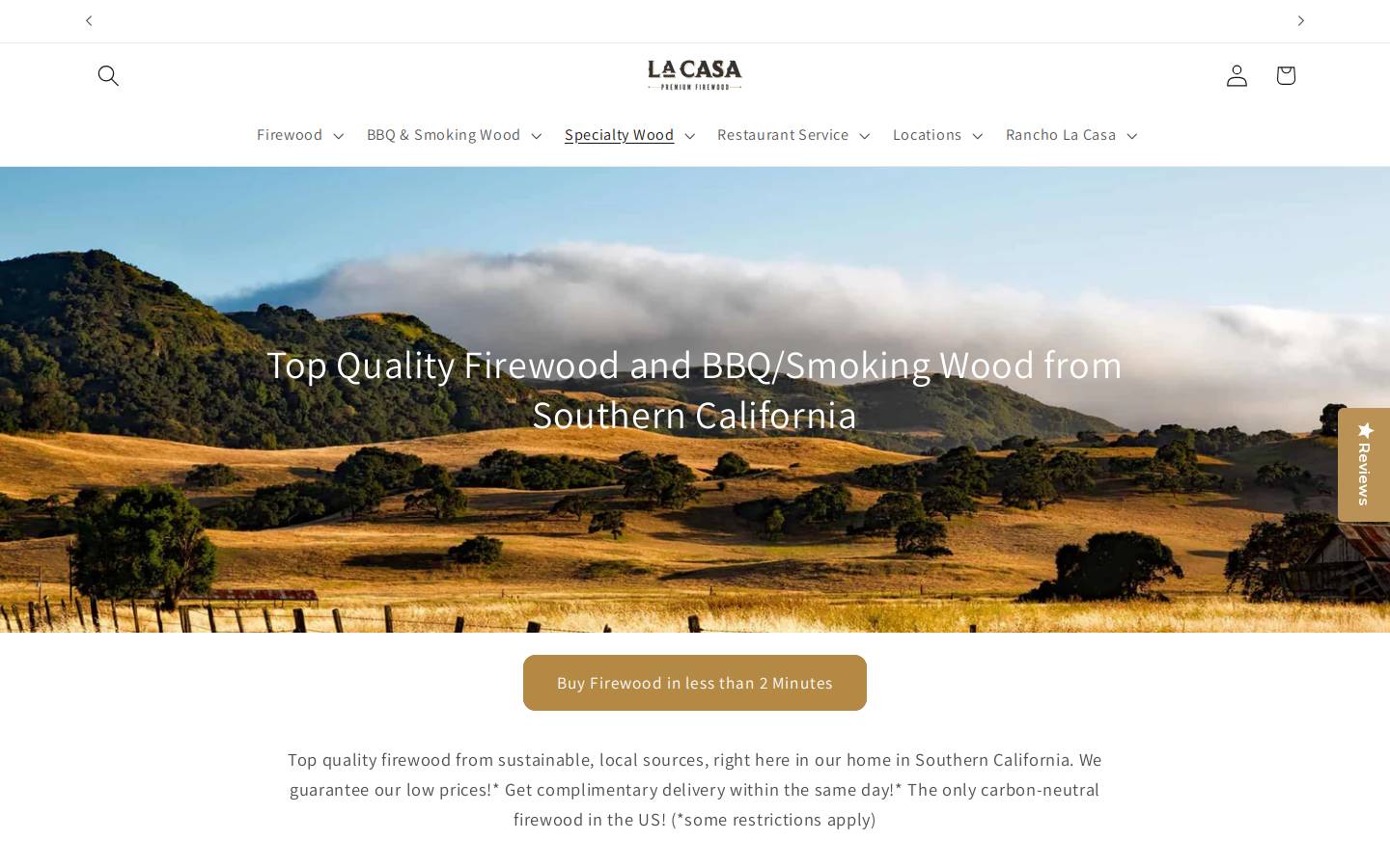 rancholacasa.com homepage screenshot