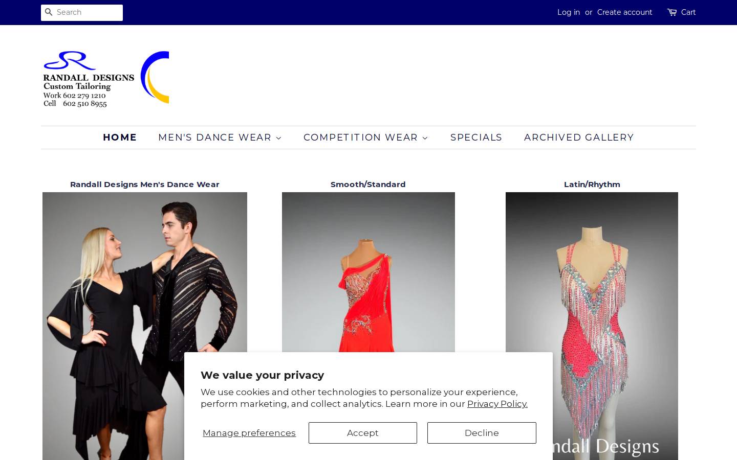 randalldesigns.net homepage screenshot