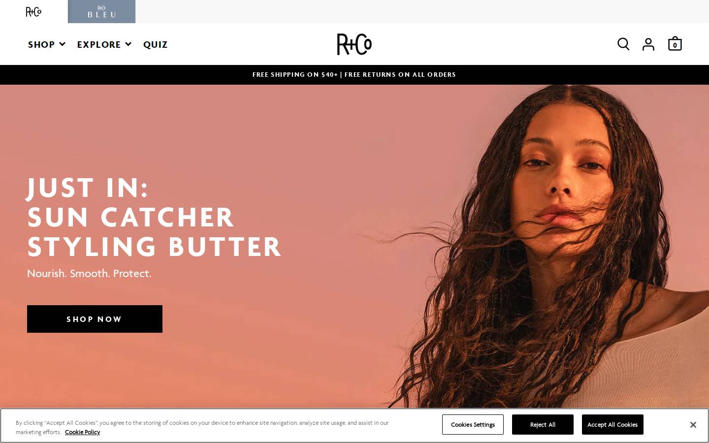 R+Co homepage screenshot