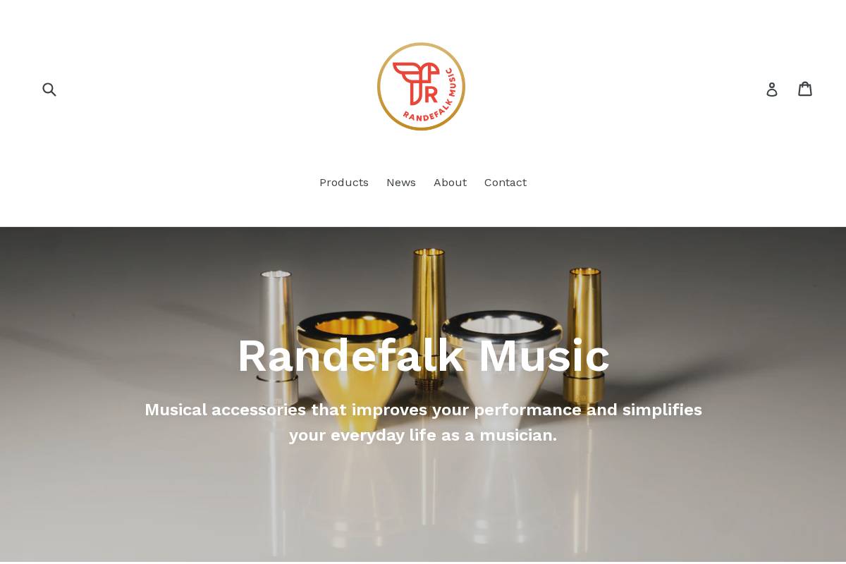 randefalkmusic.com homepage screenshot