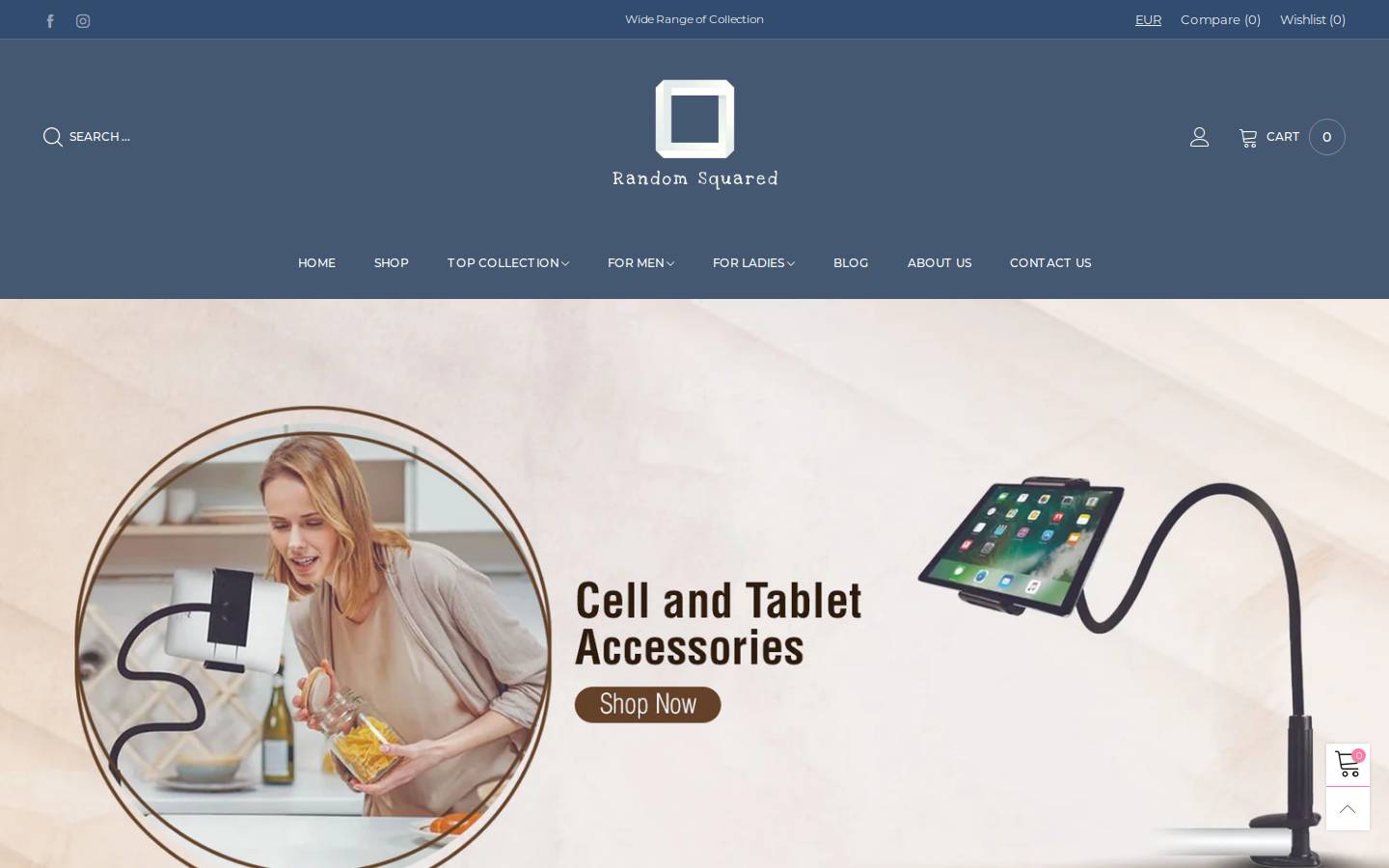 randomsquared.com homepage screenshot