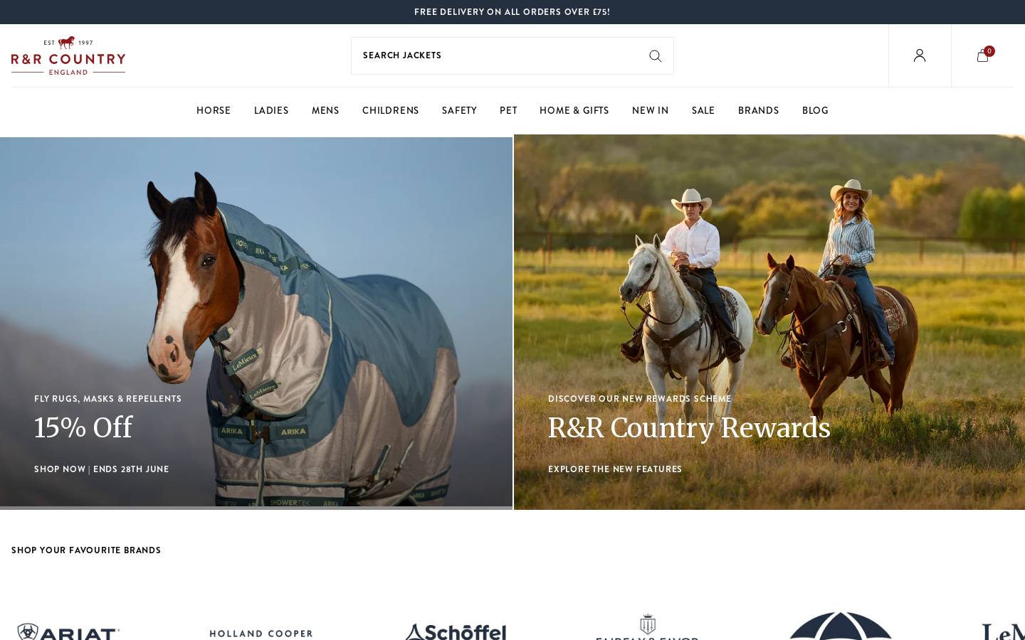 randrcountry.com homepage screenshot
