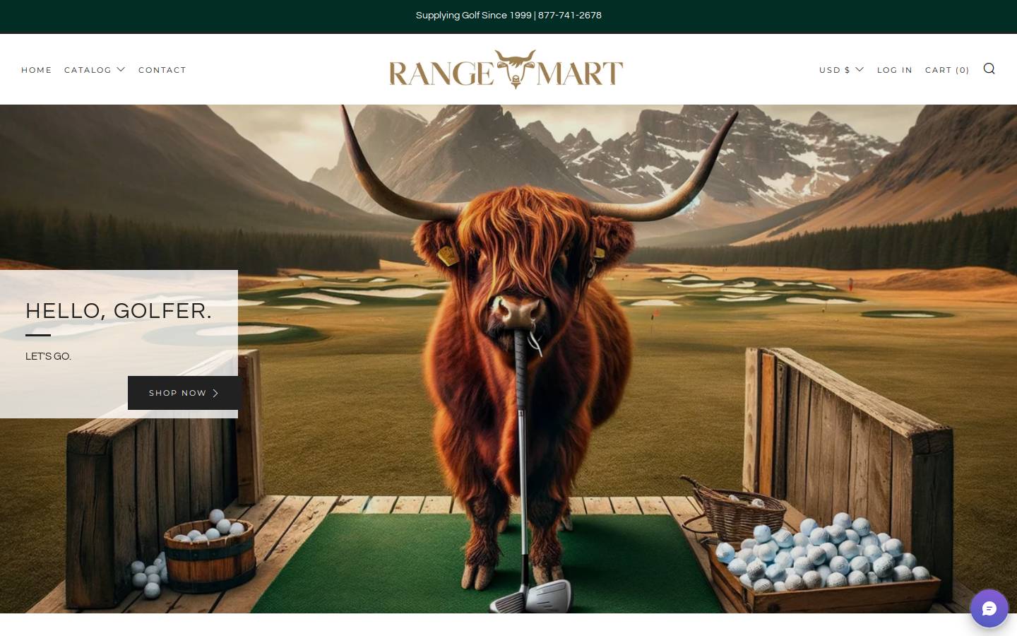 Rangemart homepage screenshot