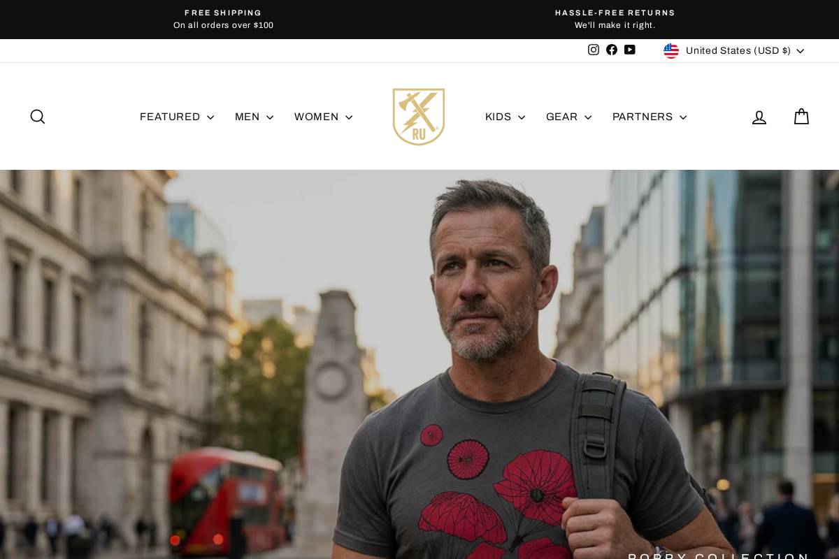 Rangerup homepage screenshot