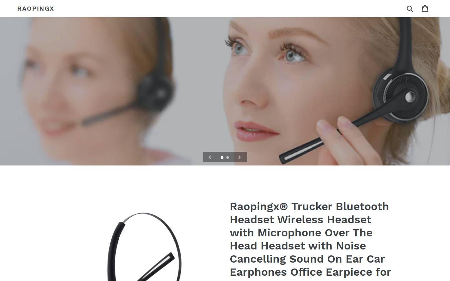 raopingx.com homepage screenshot