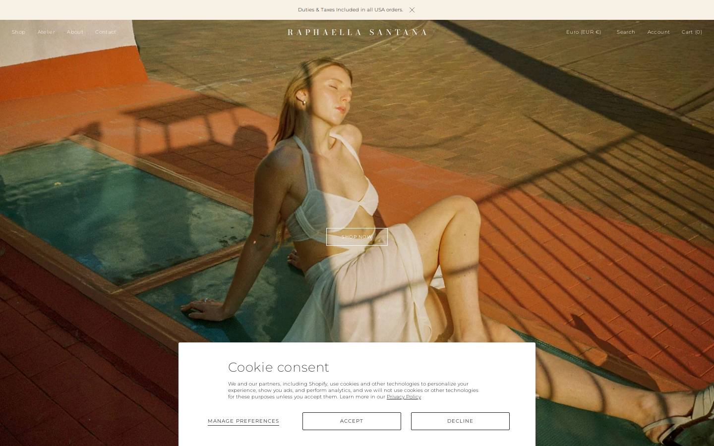 raphaellasantana.com homepage screenshot