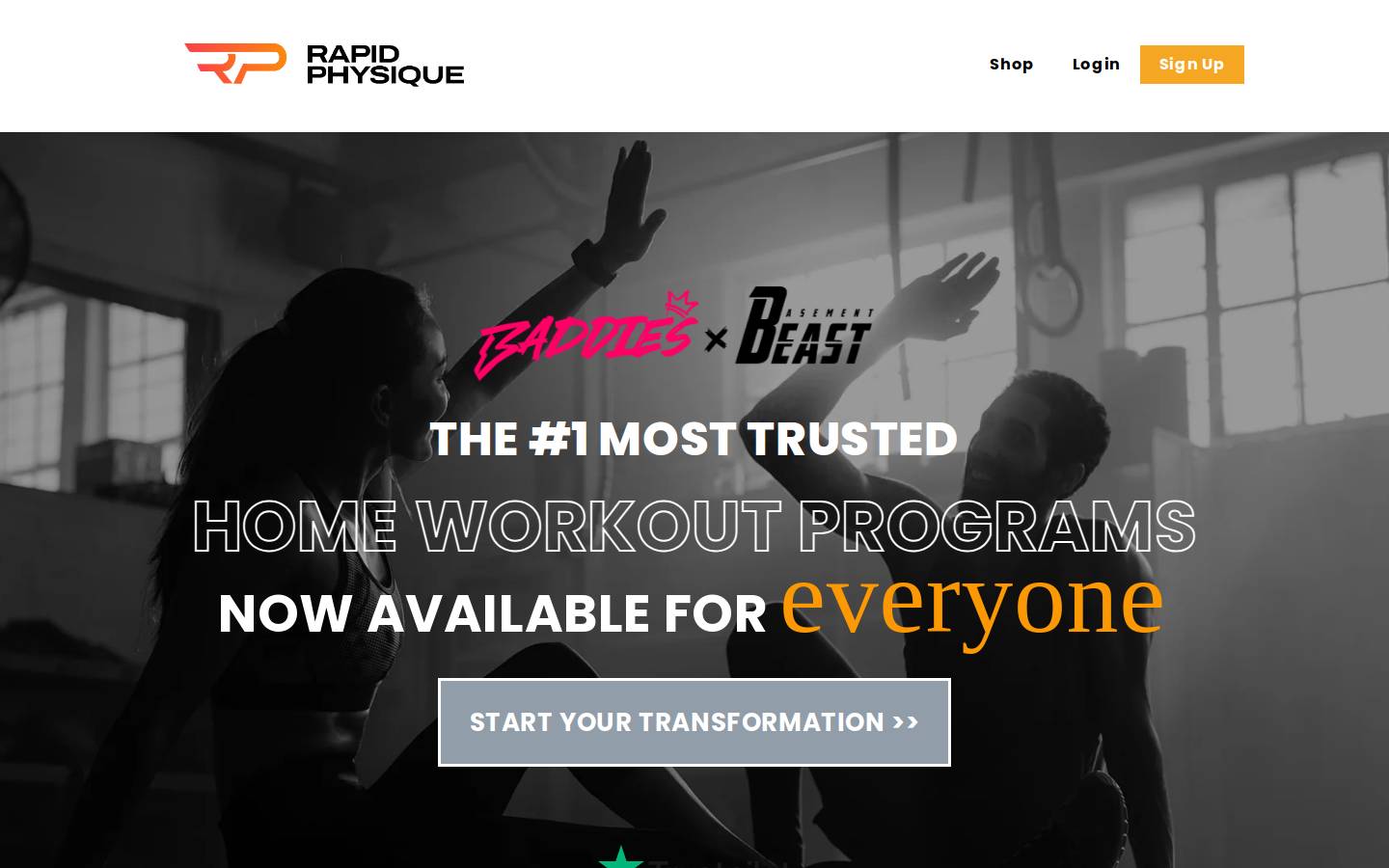 Basement Beast homepage screenshot