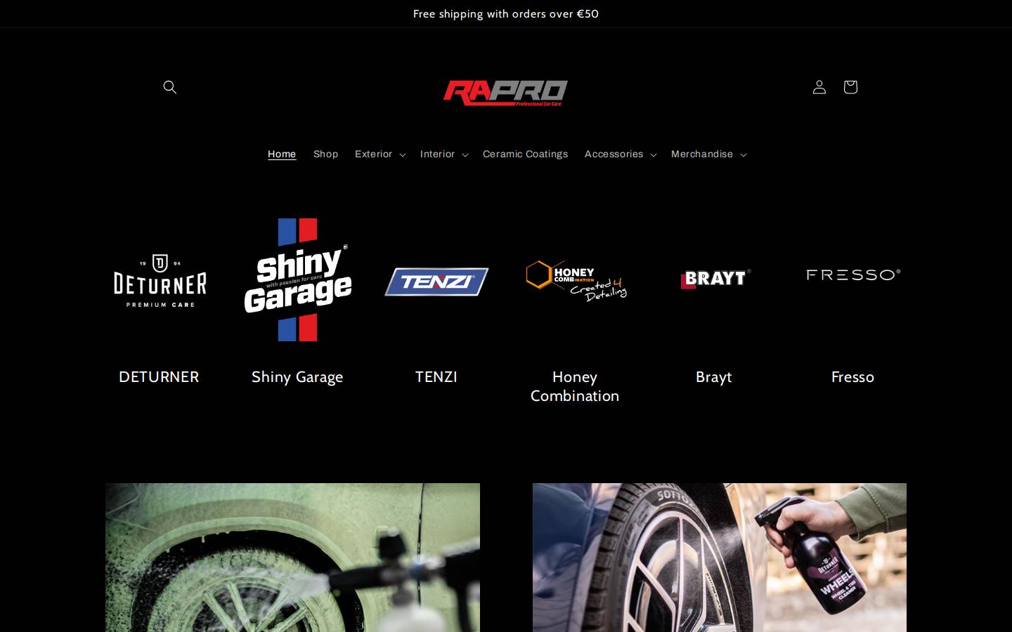 rapro.ie homepage screenshot