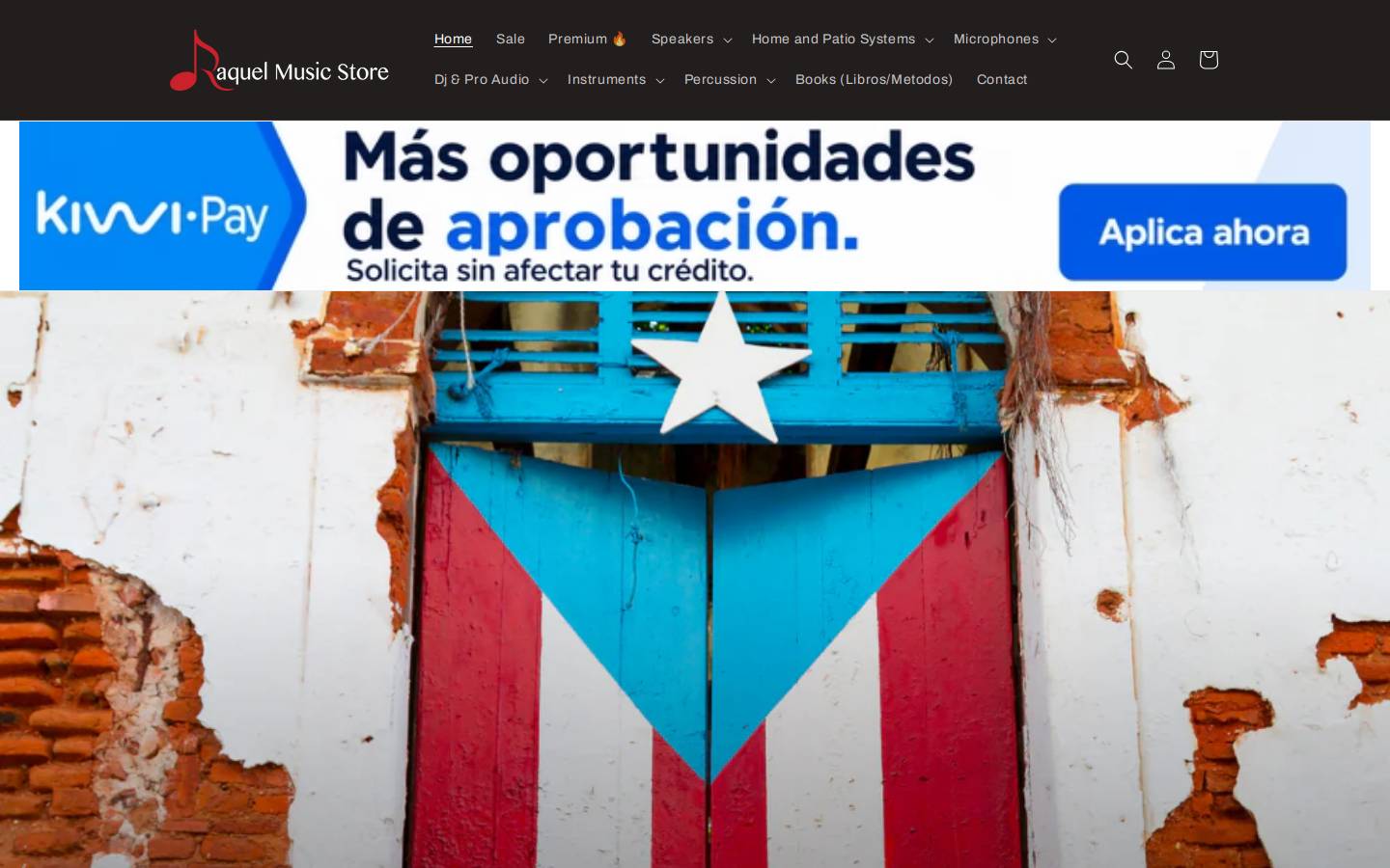 raquel.store homepage screenshot