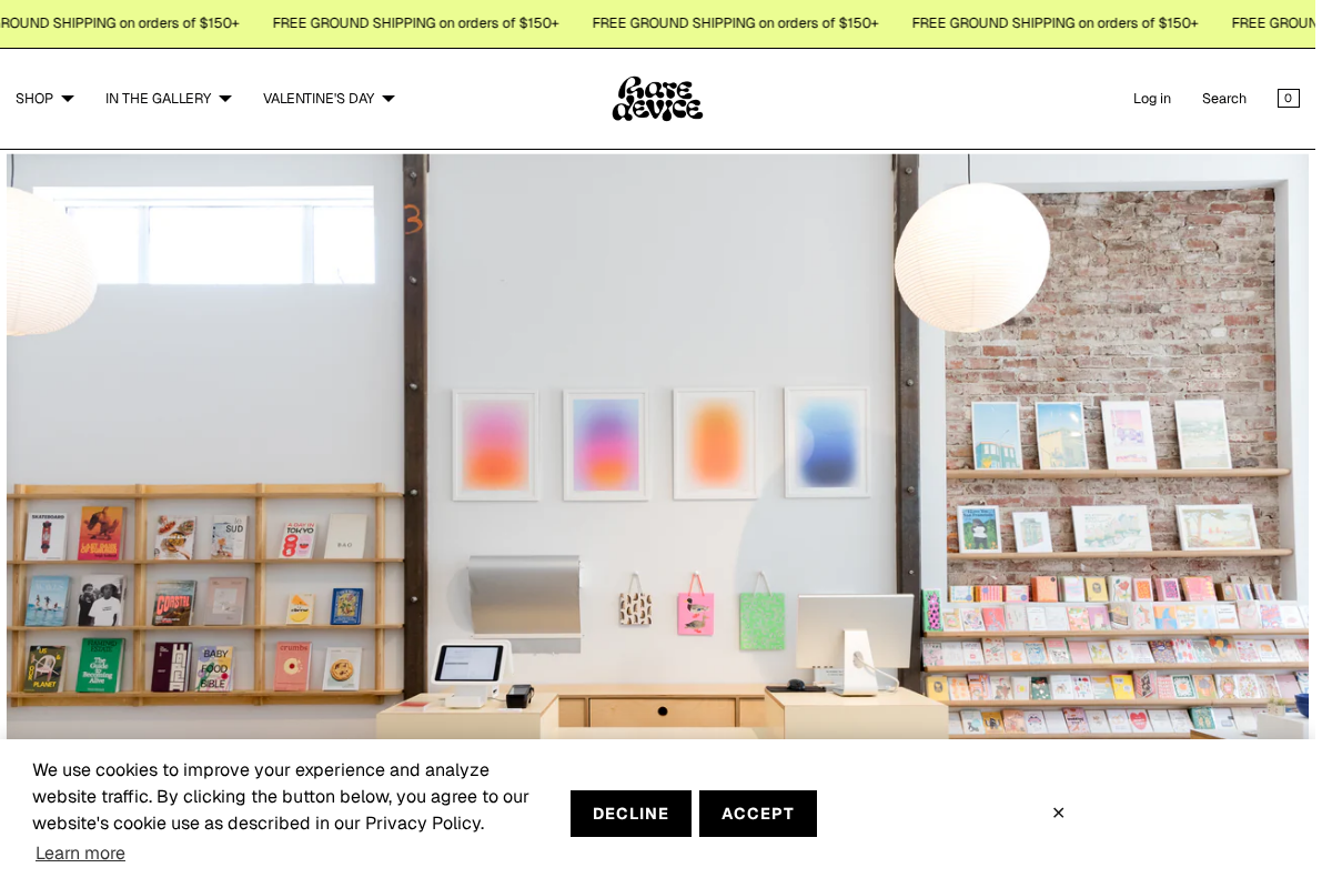 Rare Device homepage screenshot