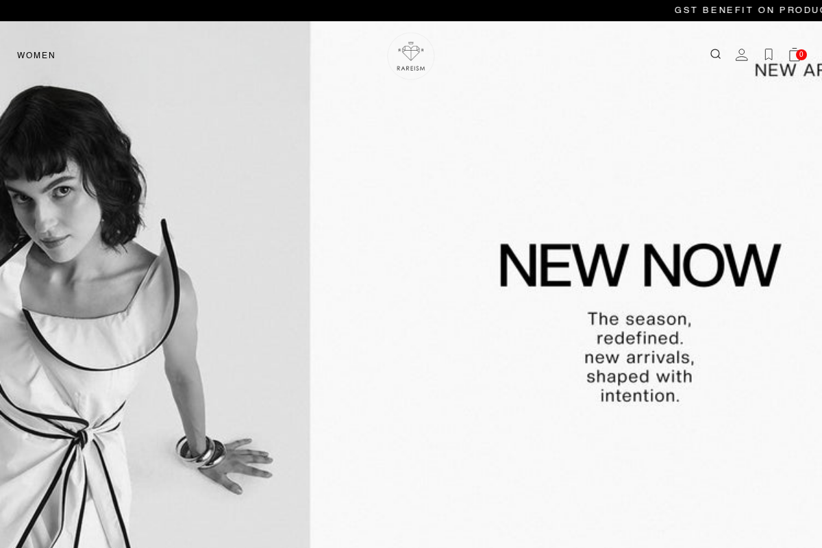 Rareism homepage screenshot