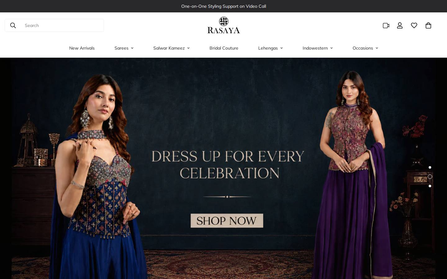 rasayaworld.com homepage screenshot