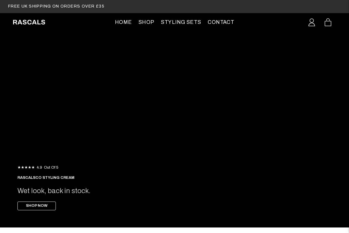 rascalsco.com homepage screenshot