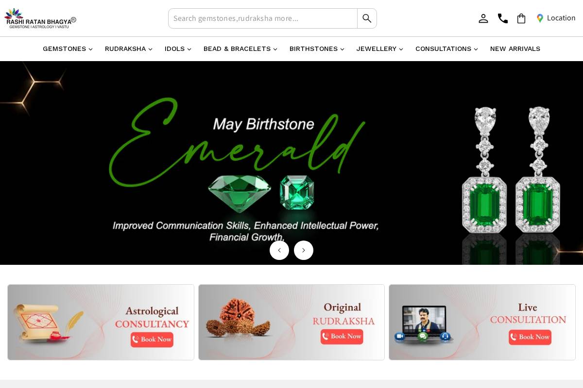 Rashi Ratan Bhagya  homepage screenshot